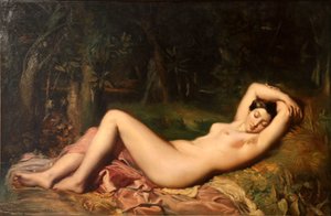 Nymph Sleeping Beside a Spring